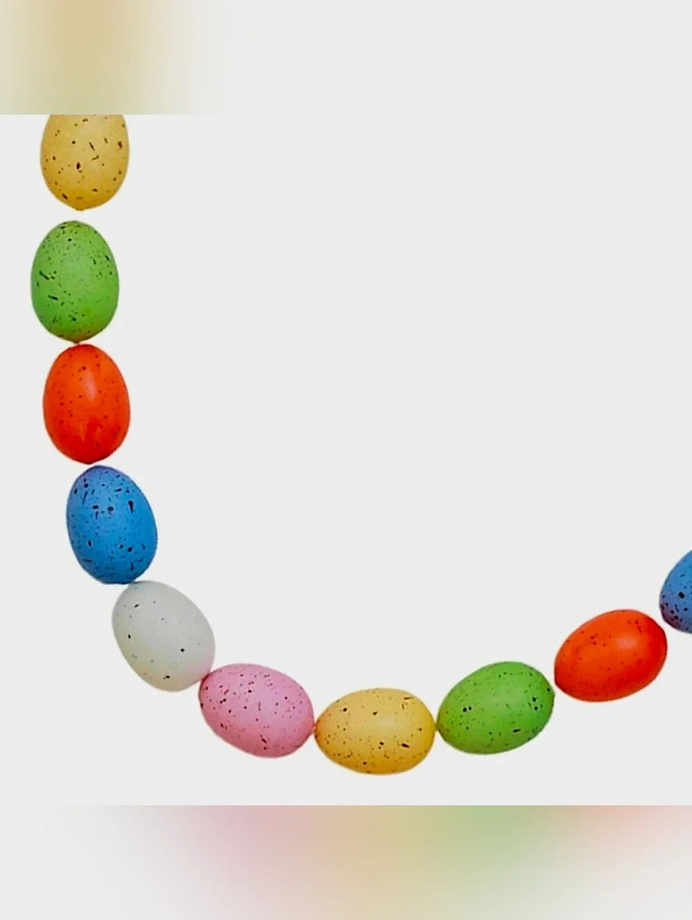 New Speckled Egg Garland, 72in Easter spring seasonal holiday home decor accent